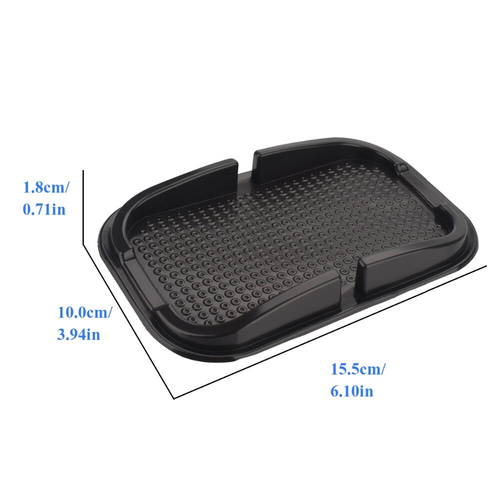 Universal Car Non-Slip Mat Phone Anti Slip Magic Pad Mount Holder Black Auto Interior Decal Cellphone Stander Sticky Mats
