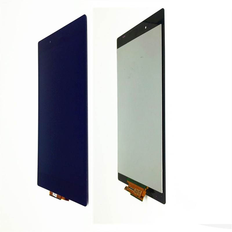 Zwart Voor Sony Xperia Z Ultra XL39h XL39 C6802 C6806 C6843 C6833 Lcd-scherm Digitizer Touch Screen Vergadering Deel + lijm + Gereedschap