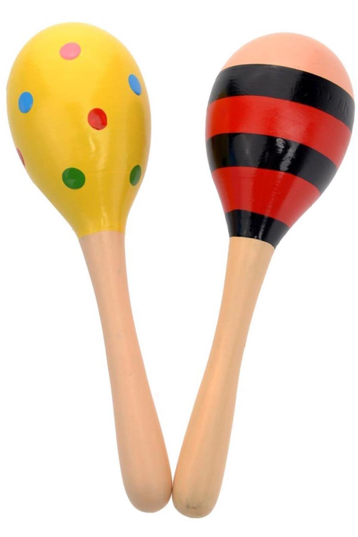 Colorful Wooden Maracas