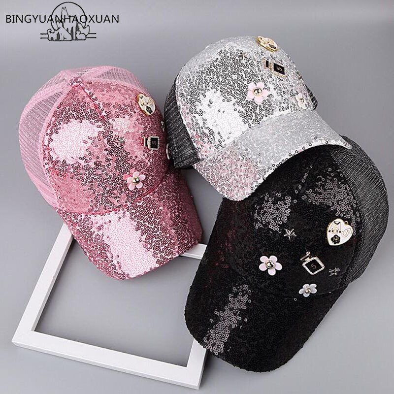 BINGYUANHAOXUAN Zomer Mesh Hoed Kind Baseball Cap Snapback Hoed Voor Jongen Snapback Caps Bling Bling Hip Hop Hoed Zon cap