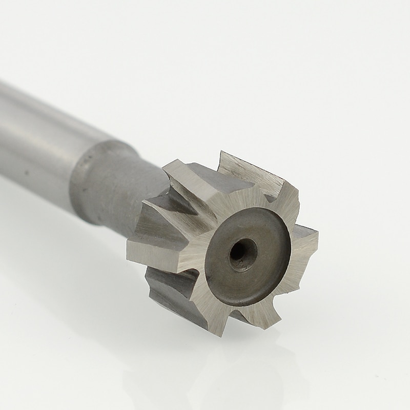 Xcan t slidsfræser 8 10 12 14 18 20mm hss endefræser til metalfræsning lige skaft cnc fræserbit