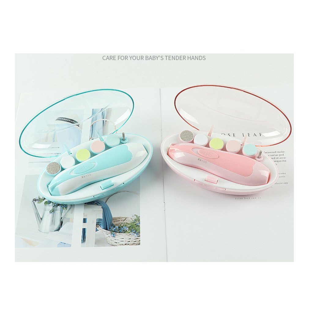 Elektrische babynagelpolijstmachine, veilig voor kleine kinderen, verschillende standen, krasbestendig, veilige nagelknipper voor kinderen