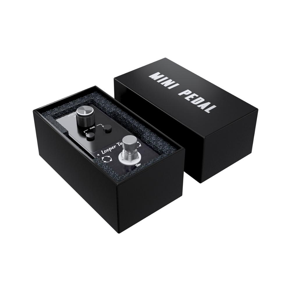 ISET LOOPER PRO Guitar Loop Effect Pedal 9 Loops Total 40 Minutes Recording Time Unlimited Overdubs Built-in Tuner LED Display