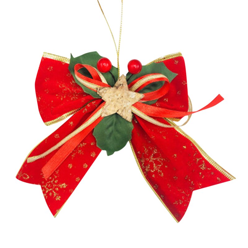 Weihnachten Bogen Dekor Weihnachten Baum Girlande DIY Zubehör Weihnachten Kasten Verpackung BöGen Hause Gold Silber verrotten Bowknot Weihnachten: 15Cm Stern