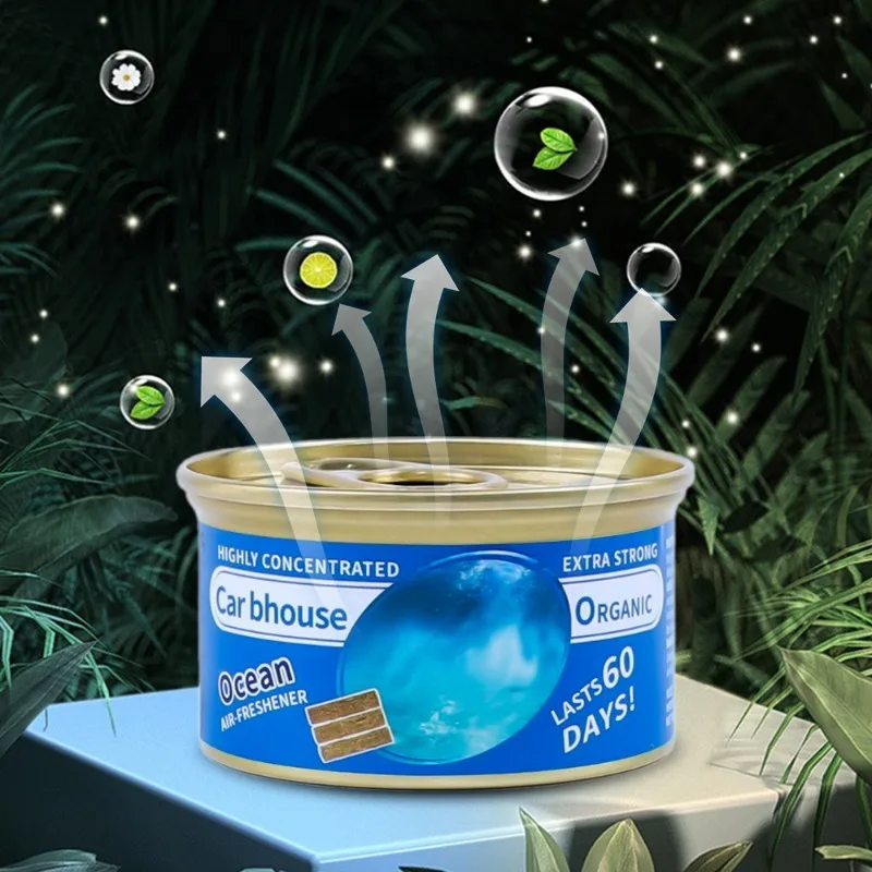 Auto-Lufterfrischer, Auto-Aroma, Parfüm, Dosen, Holzblöcke, Kaffeegeschmack, langlebig, Auto-Aromatherapie, Auto-Deodorant-Zubehör