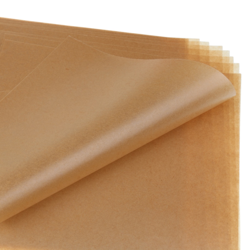 Bruin Snoep Inpakpapier Wegwerp Sandwich Zeep Wax Papier 50 Vellen