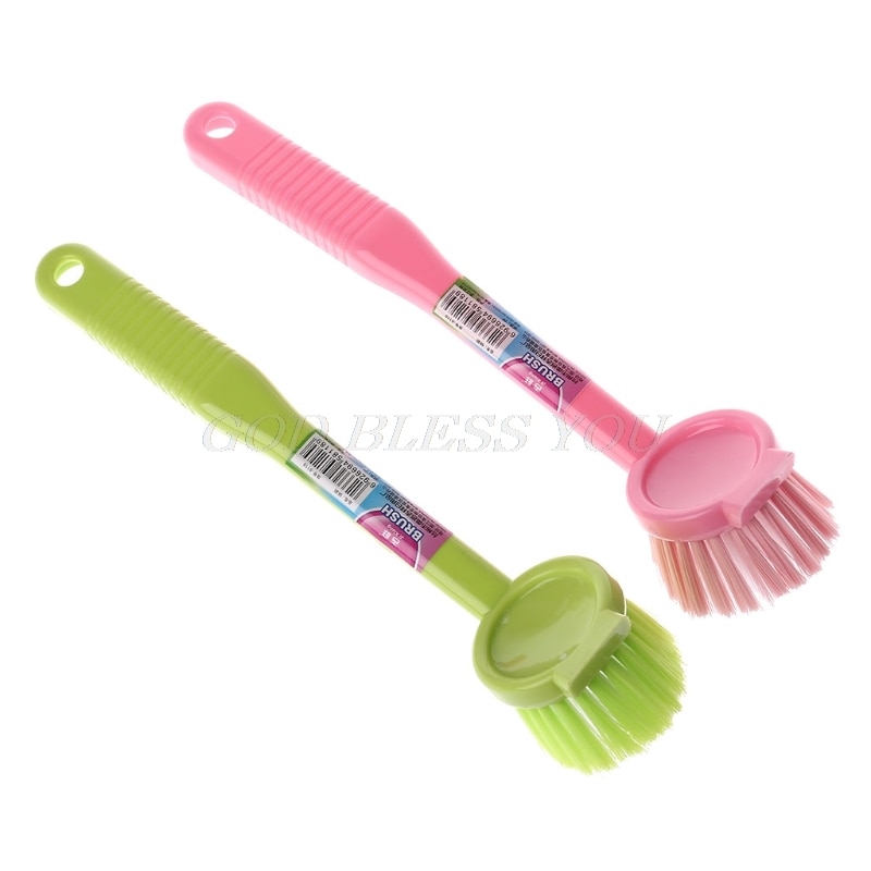 Washing Dishes Brush Long-handled Washing Dishes Brush Pot Can Cleaning Kitchen Tools