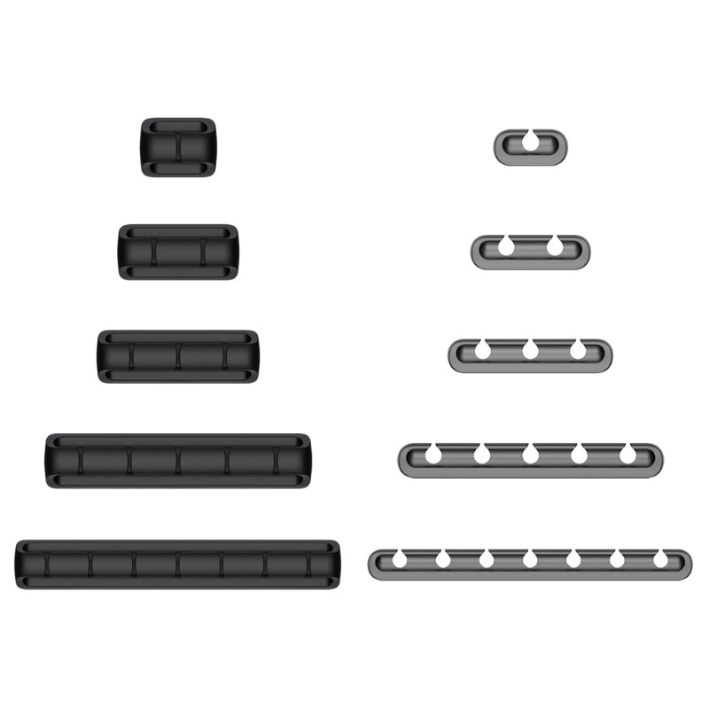 Soporte de bobinador de cables D7WA, organizador de gestión de cables de silicona autoadhesivo, Cable de carga USB, soporte de Cable de alimentación de noche