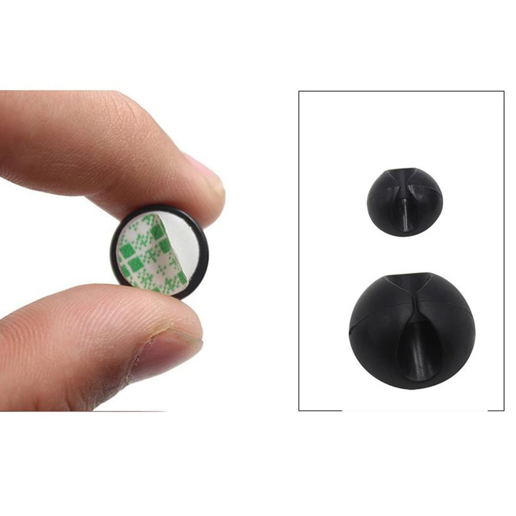 Car Desk Wall USB Wire Cable Line Fastener Clip Clips Holders Organizer Retainer Clamp Clamps Tie Lines Fixed