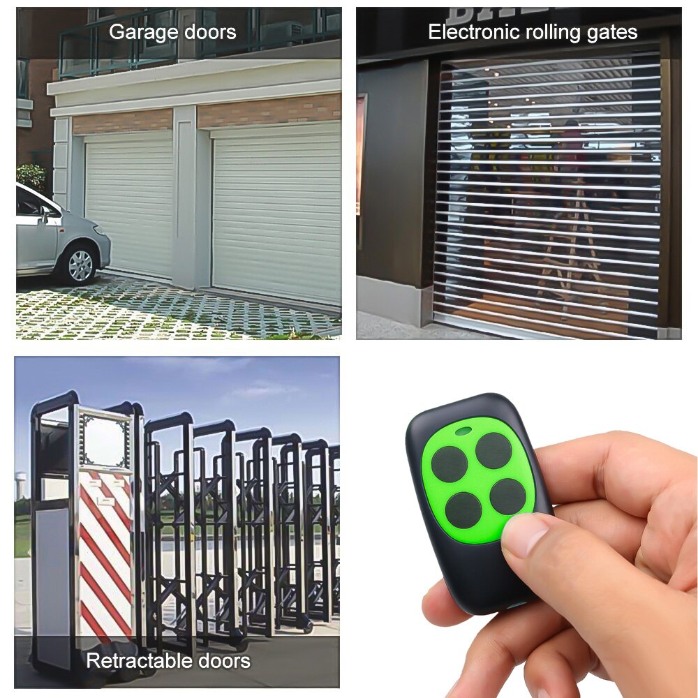 KEBIDU – télécommande sans fil 433.92Mhz, 4 boutons de clonage pour porte de Garage, ouvre-duplicateur de clé automatique