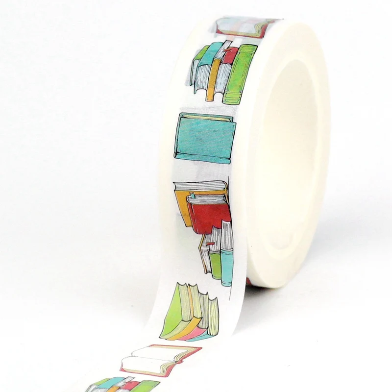 Juego de cintas Washi de papel para maquillaje, libros decorativos, 10M, para planificador, álbum de recortes, cinta adhesiva, papelería Kawaii, suministros escolares, 1 ud.