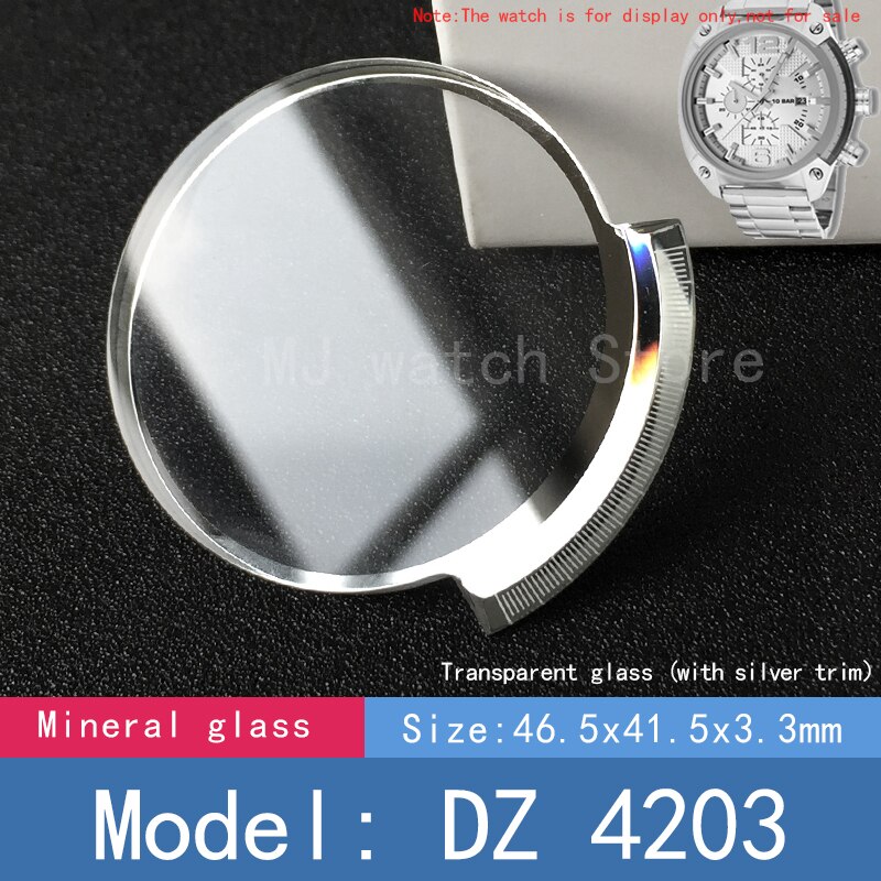 Mineral Kristall Uhr Glas für Diesel- DZ 4204 4296 4342 4462 4203 uhr Ersatz teile: DZ 4203 (Nein AR)