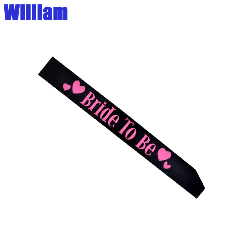 Hen Party Bride to Be Satin Ribbon Sash for Wedding Party Bachelorette Sash Bridal Shower Decorations Wedding Accessories: Style 16