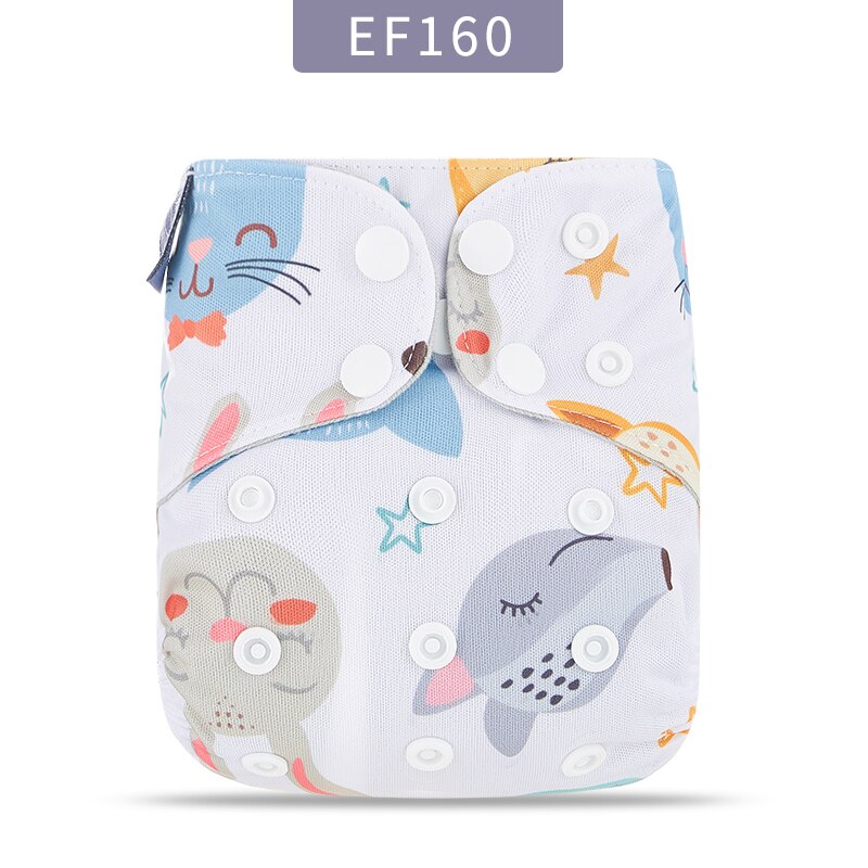 Elinfant reusable waterproof within 6kg newborn baby diaper dry fast suede cloth AIO pocket cloth diaper: EF160