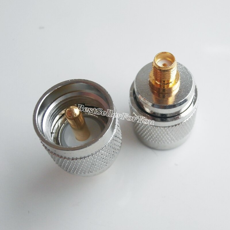 Conector SMA hembra a UHF macho PL259 PL 259, adaptador Coaxial RF Coaxial, 1 unidad,