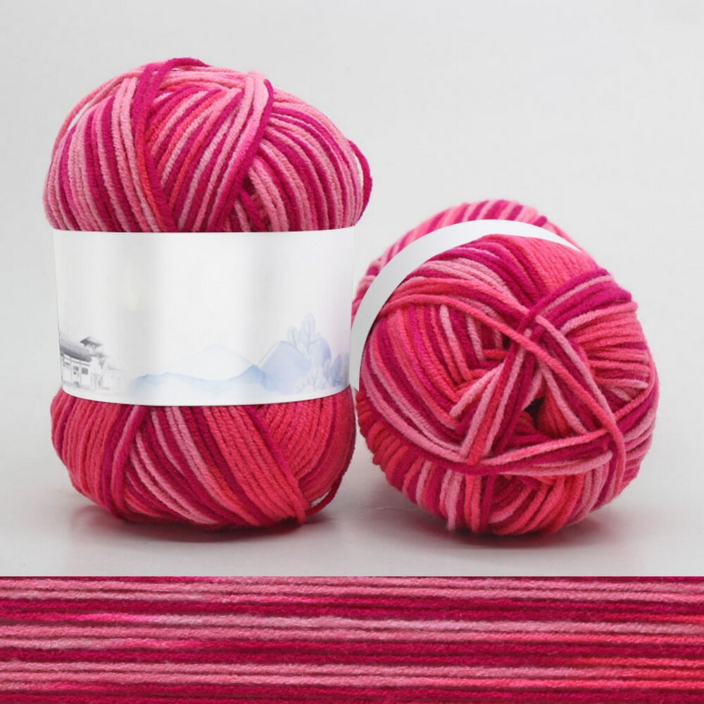 Milk Sweet Soft Cotton Baby Knitting Wool Yarn Milk Cotton Soft Baby Yarn For Hand Knitting 50g/ Crochet Baby Woolen: 25