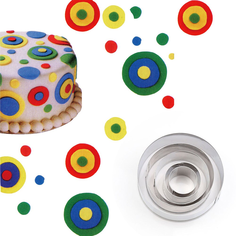 Cake Cookie Mould Cutter Round Circle Shape Stainless Steel DIY Fondant Mold Tools MDD88