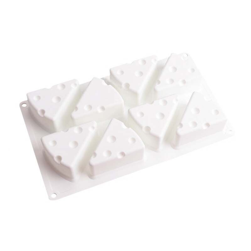 1pc ostformade kakformar för att baka dessert ring konstmousse silikon 3d formar bakverk verktyg 8 hål dekorationsverktyg: L -303 x 184mm