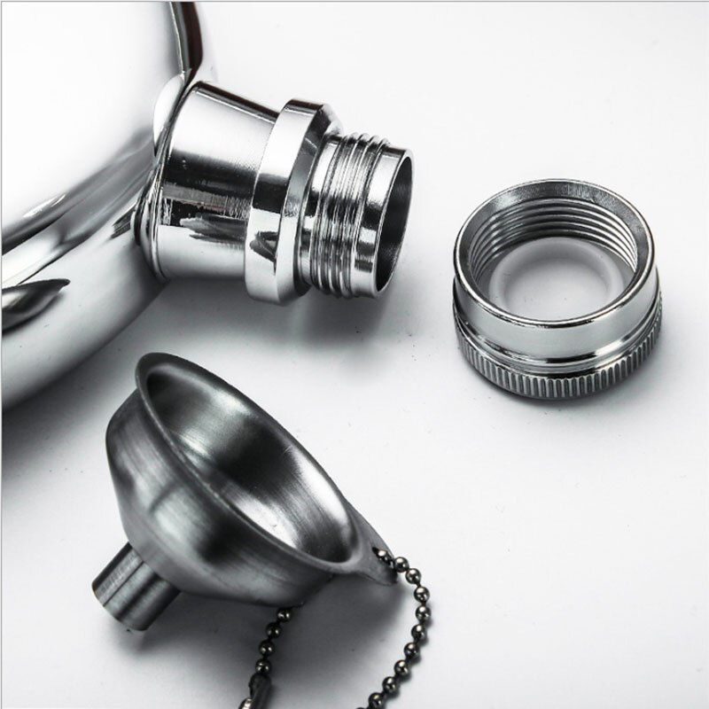 Hip Flask set for Alcohol 17oz Stainless Steel Whisky Bottle 2 Cups 1Funnel Groomsmen Whiskey Large Alkohol Wine Flask