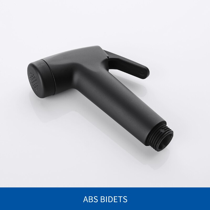 Mosiężne czarne końcówki robić bidetu zimna woda toaleta narożna ręczna rączka bidetowa ścienna bidet zestaw czarny kolor: bidet tylko