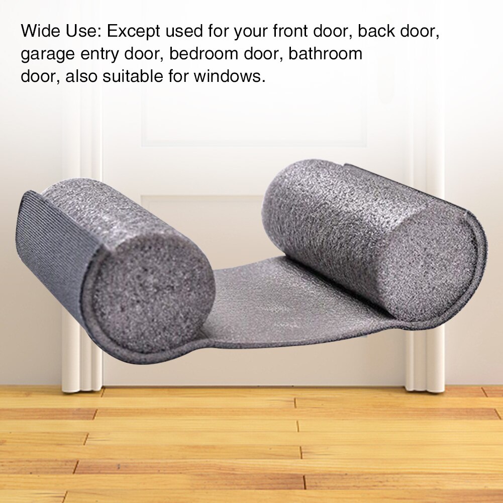 Coupe-bise isolant pour porte et fenêtre, bande d'étanchéité inférieure, coupe-vent, insonorisant, bouchon de fermeture, bloqueur, flexible, étanche, anti-poussière