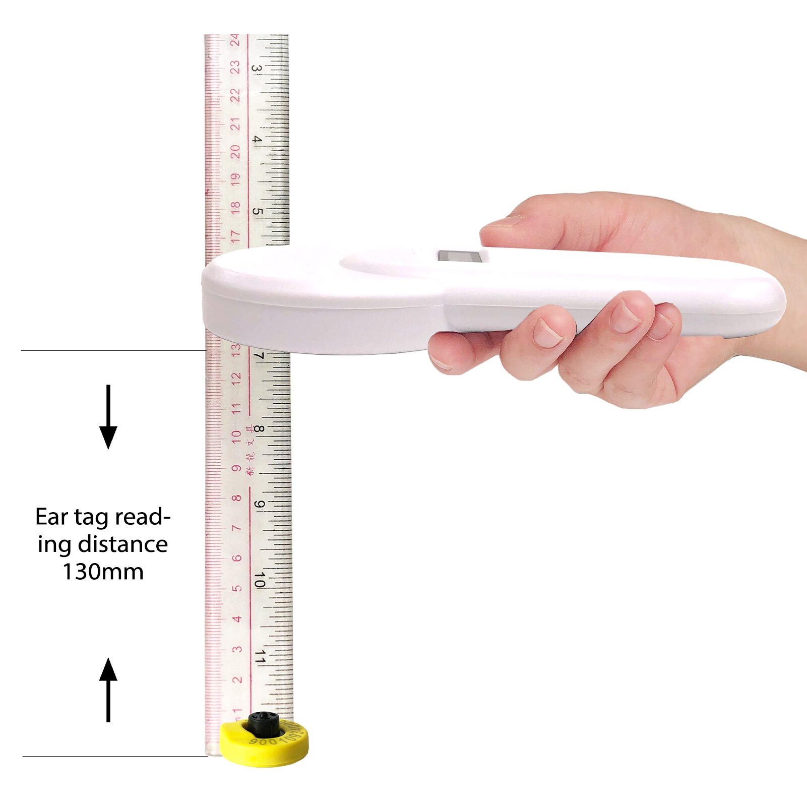 134.2KHz Pet ID Reader Animal Chip Digital Scanner Microchip Handheld Identification General Application for Cat Dog with Buzzer