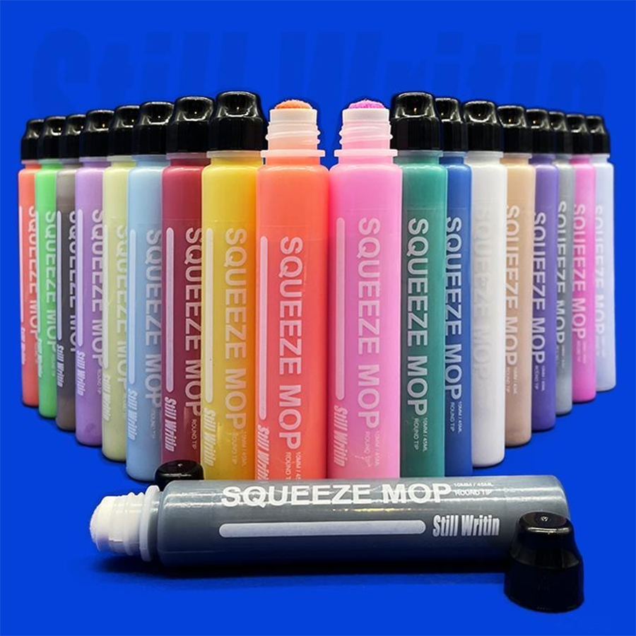 45ml Graffiti Paint pen 10mm round head Signature pen Marker Waterproof suitable for graffiti on glass, cardboard, plastic, meta