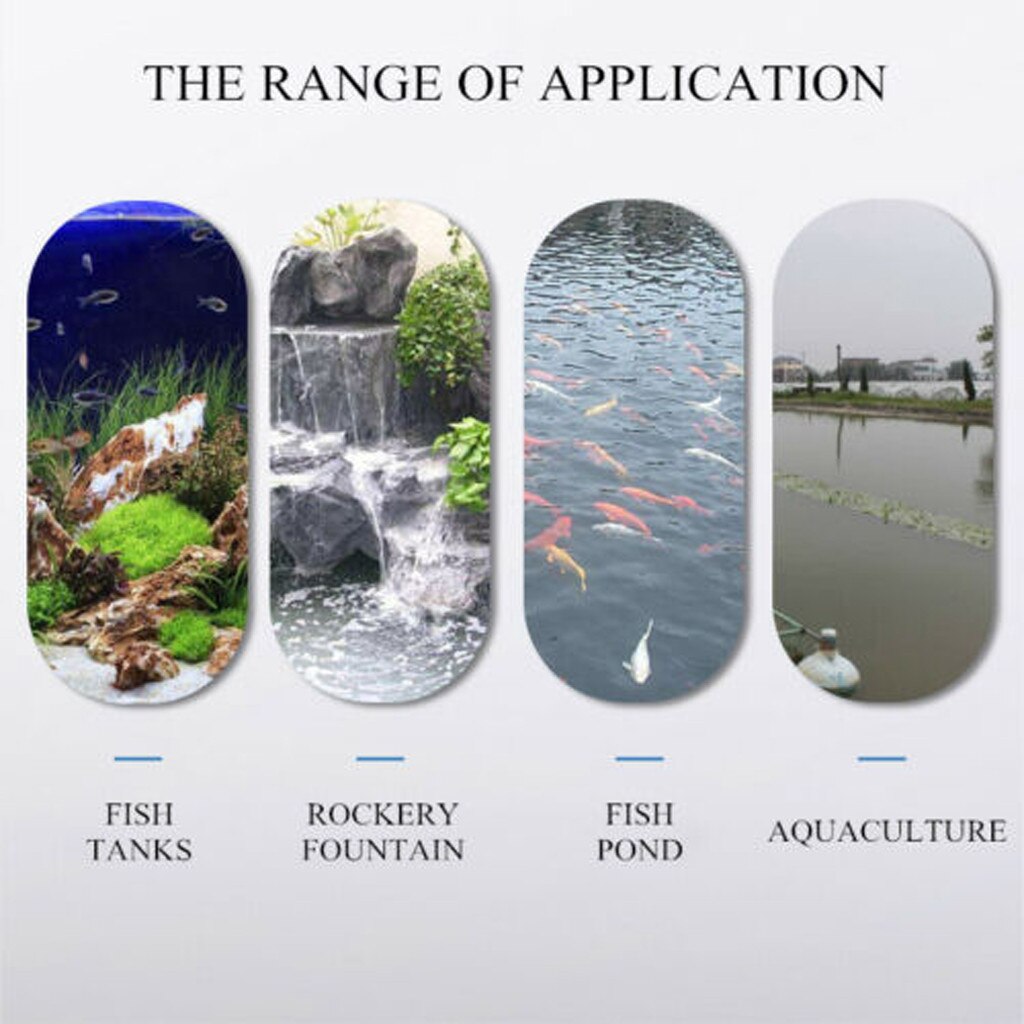 Aquarium UV Sterilizer Light Submersible Water Filter Clean Lamp Water