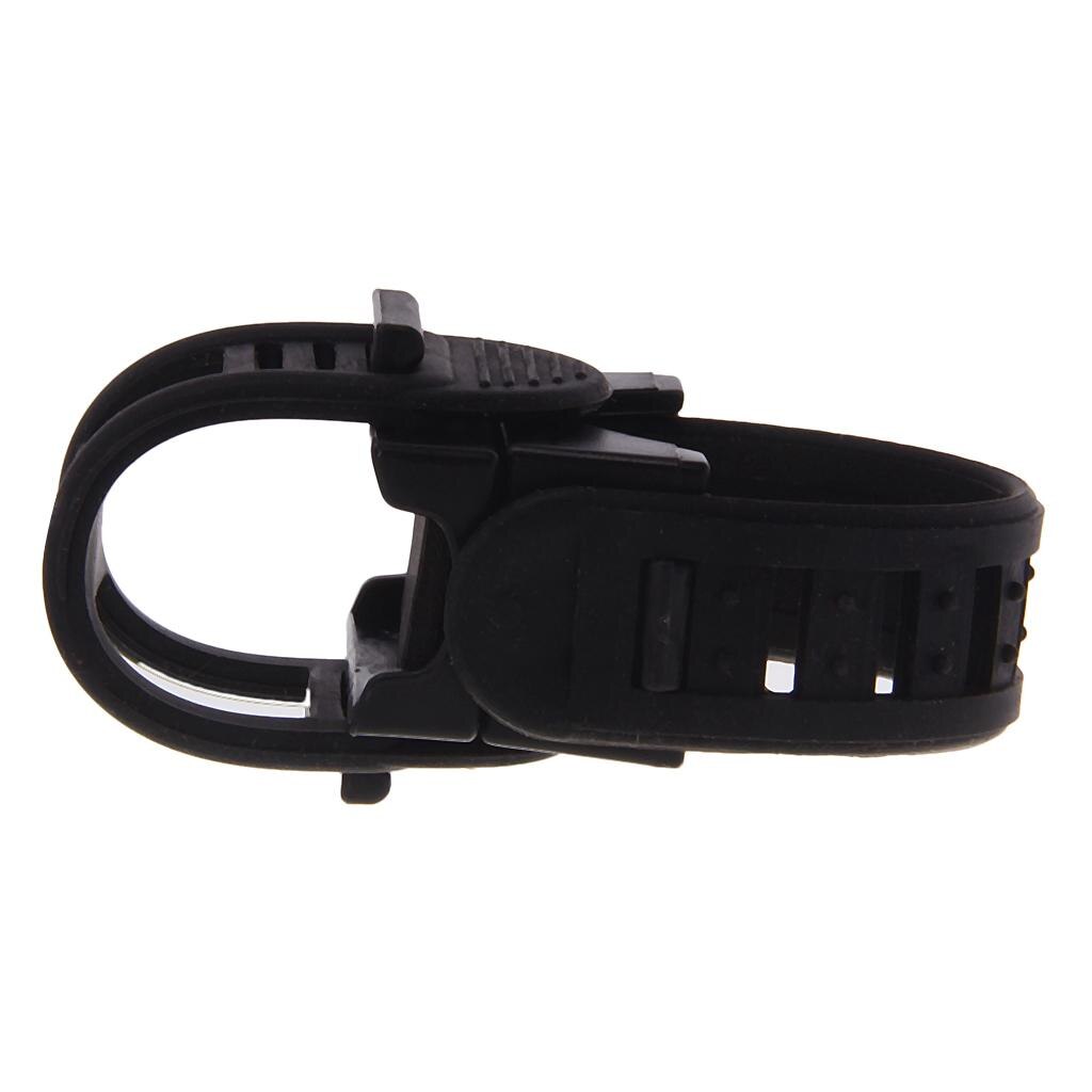 Adjustable Flashlight Holder Clip Holder Plastic Rubber Clamp
