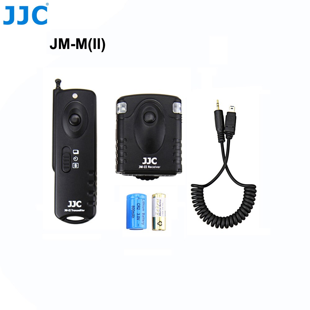 JJC Camera 433MHz Shutter Release Controller 16 Radio Channels Wireless Remote Control for NIKON D810/D850/D700/F90/F100/D750: JM-MII