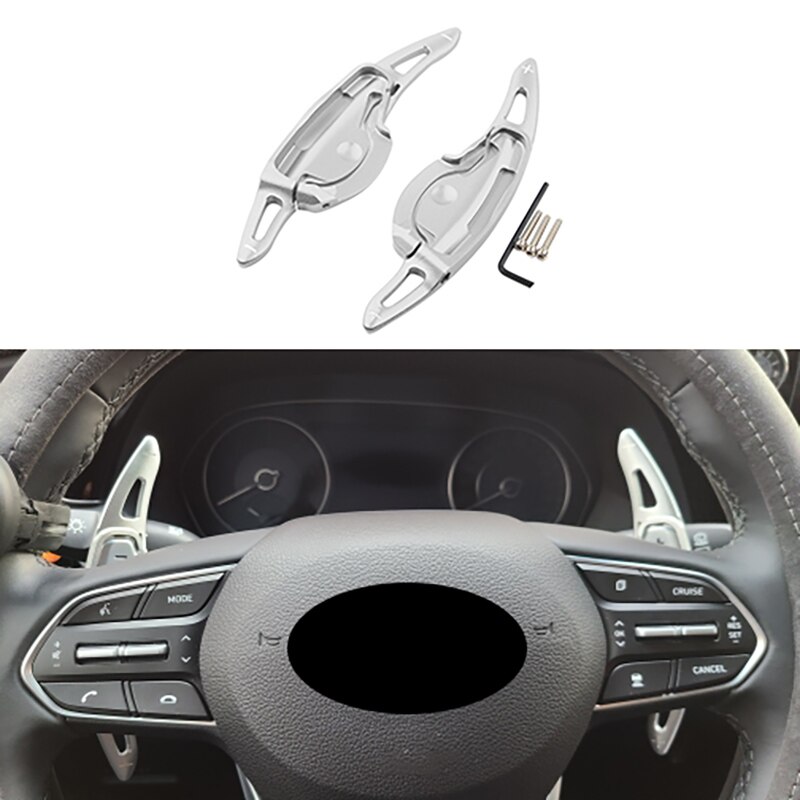 Volant de voiture Palette Manette De Vitesse Extension Shift pour Hyundai LA FESTA CNC En Aluminium