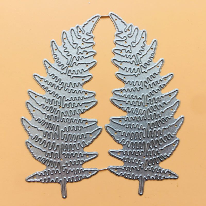 Tre blader metall kutte dør sjablong scrapbooking diy album stempel papir kort
