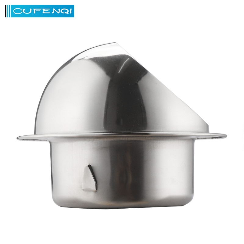 OUFENQI stainless steel air outlet cover ventilation exhaust fan vent round 4" 6" 8"