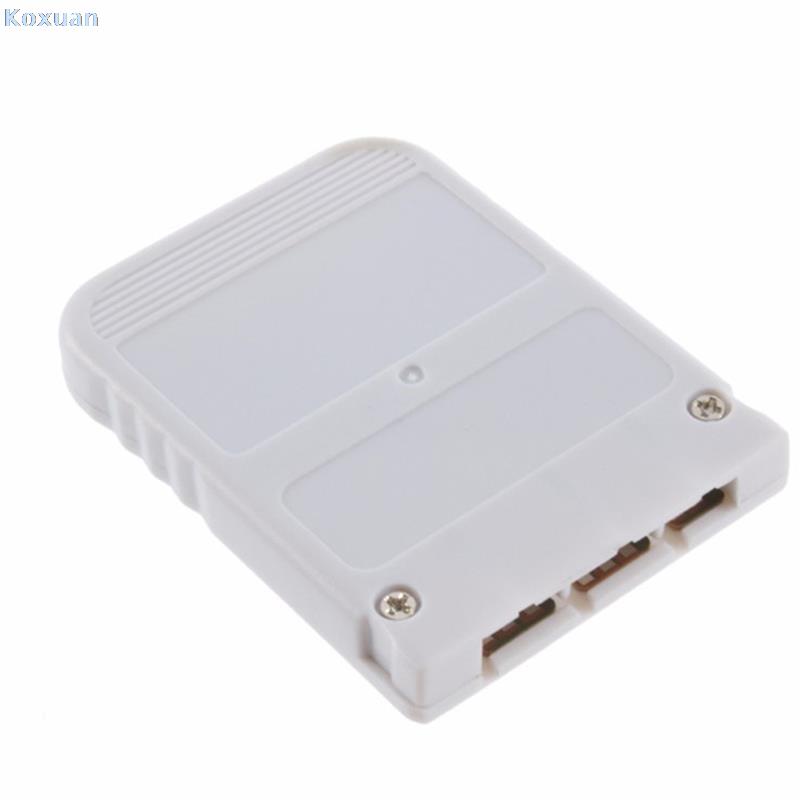 1 Pc PS1 Memory Card 1 Mega Memory Card For Playstation 1 PS1 PSX Game Useful Practical White 1MB
