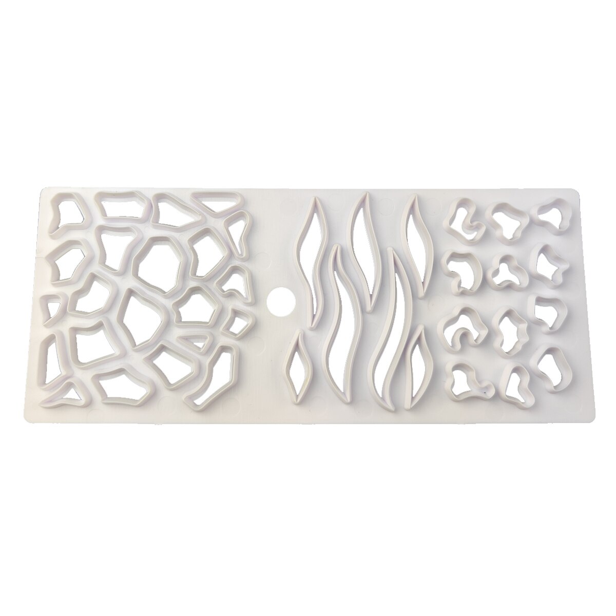 Animal Leopard Print Vorm Fudge Cookie Cutter Afdrukken Fondant Dessert Biscuit Mold Voor Bakken Chocolade Cake Decorating Gereedschap