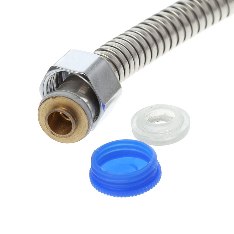 3m Stainless Steel Flexible Shower Hose Bathroom Water Heater Hose Replace Pipe 63HF