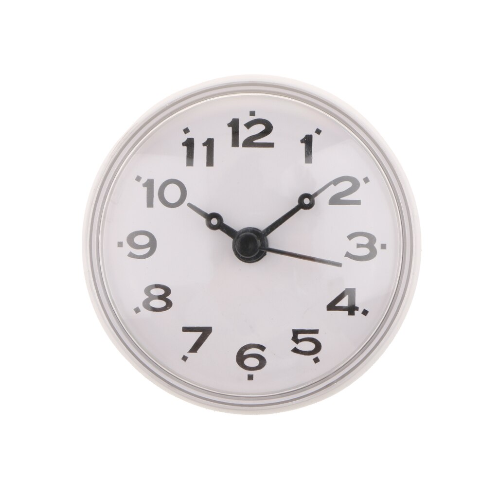 Reloj de ducha para baño y cocina, resistente al agua, con ventosa