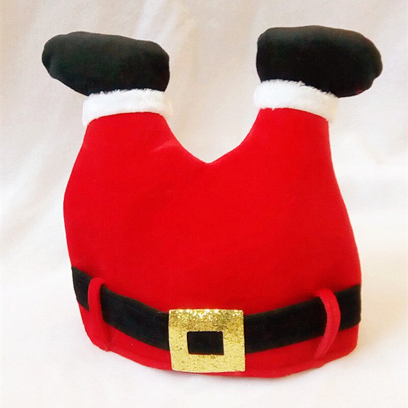 1Pc Kerst Kerstman Broek Hoeden Red Caps Voor Volwassen En Kinderen Xmas Jaar Thuis Party levert