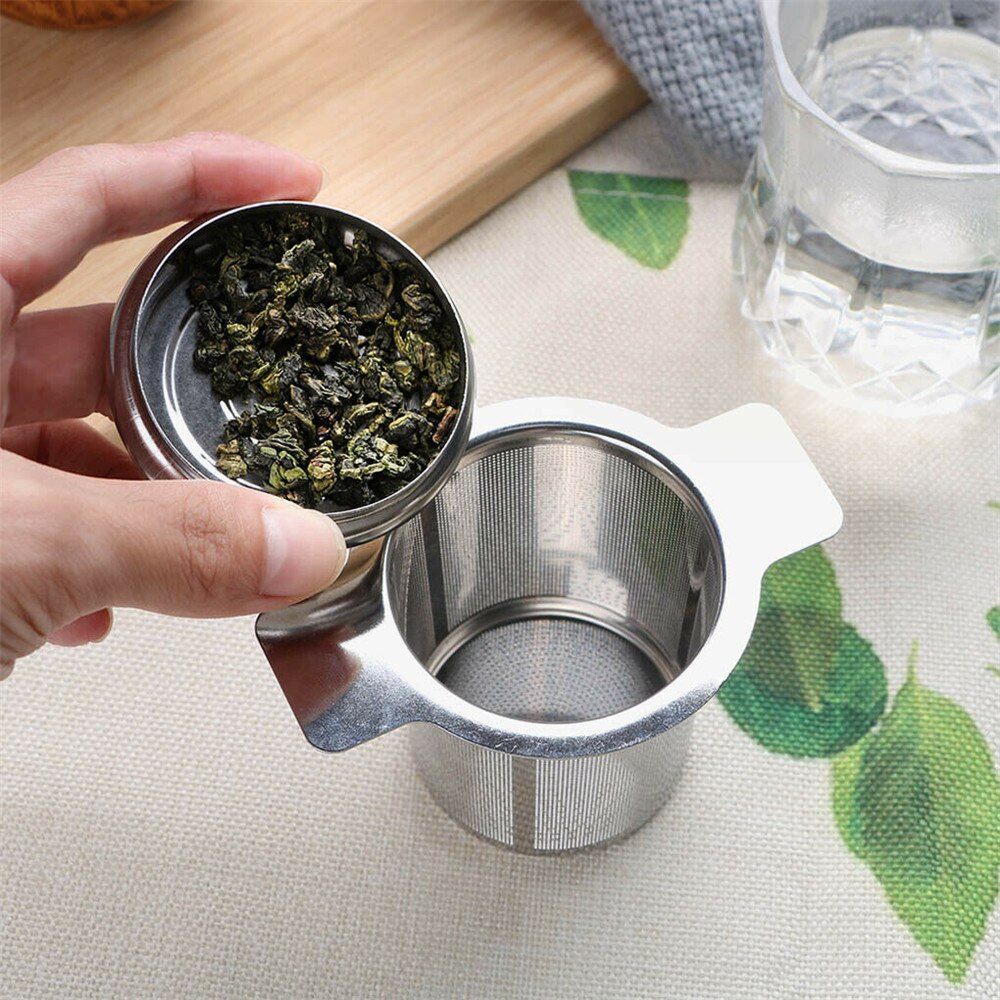 Tee-ei aus edelstahlgewebe, teesieb, teetasse, filter für losen tee, küchenzubehör