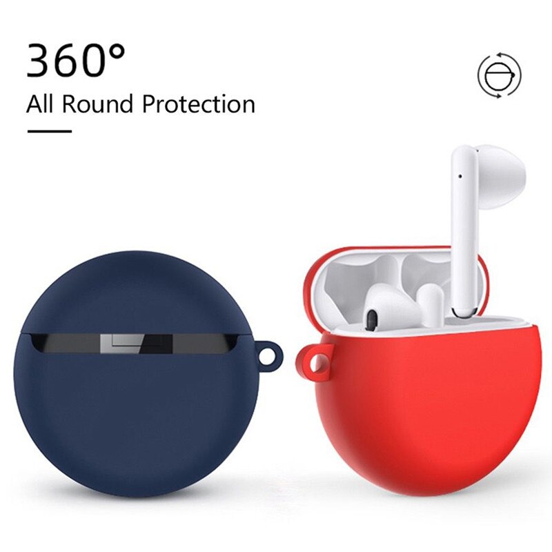 Siliconen Case Voor Huawei Freebuds 3 Draadloos Opladen Zachte Beschermende Accessoires Gevallen Voor Huawei Freebuds 3 Tas