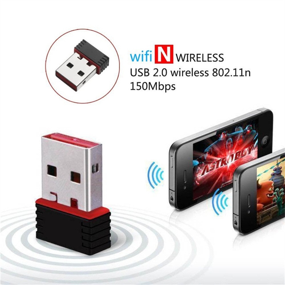 Netwerk Lan Card Mini Draadloze 150 Mbps USB Adapter WiFi 802.11n 150 m Network Lan Card JL.19