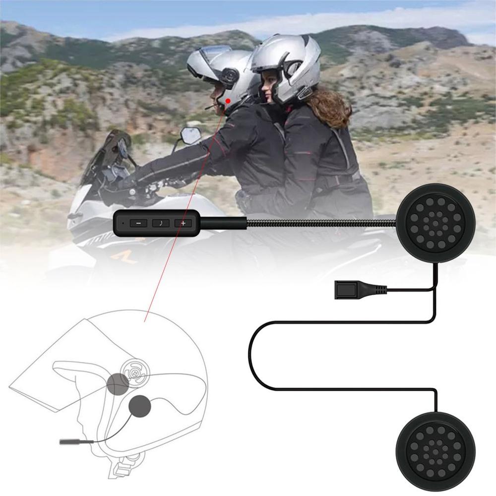 MH01 Motorhelm Headset Automatisch Antwoord Anti-Interferentie Voor Motorhelm Helm Gids Handen Hoofdtelefoon Gratis