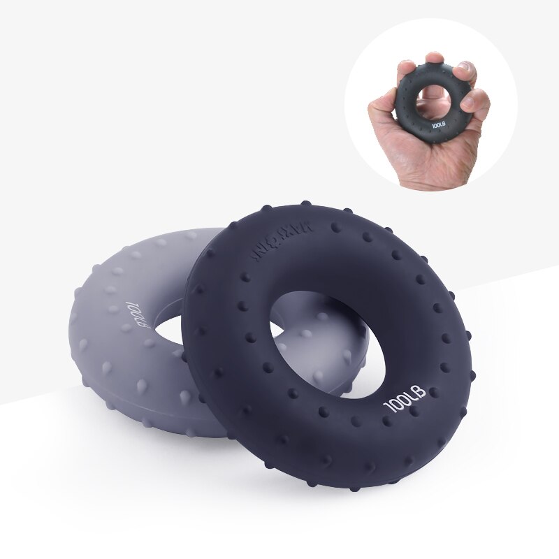 O kulka robić ściskania uchwyt silikonowy pierścień odporność na rękę zespół rozciągacz na palce-ćwiczenia na przedramię trening nadgarstka ekspander dłoni nadgarstka
