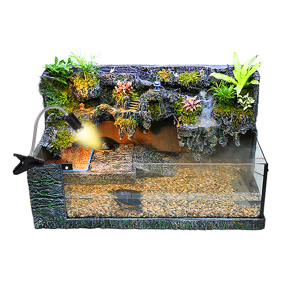 Lampe ultraviolette compacte de 25w e27, support de lumière pour reptile germicide, pour se prélasser, ampoules tortue uva chauffantes