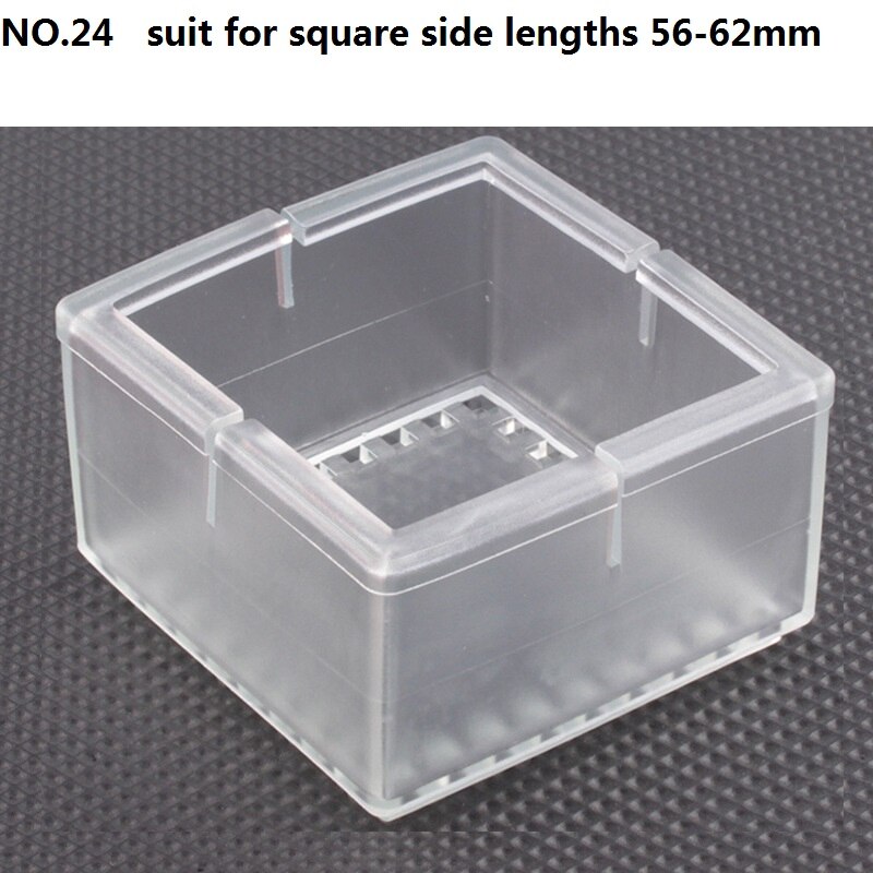 Non-slip Table Chair Foot Cover Foot Pad Furniture Leg Floor Protection Pad Wear-resisting Stool Chair Table Legs Protector: T  16pcs covers