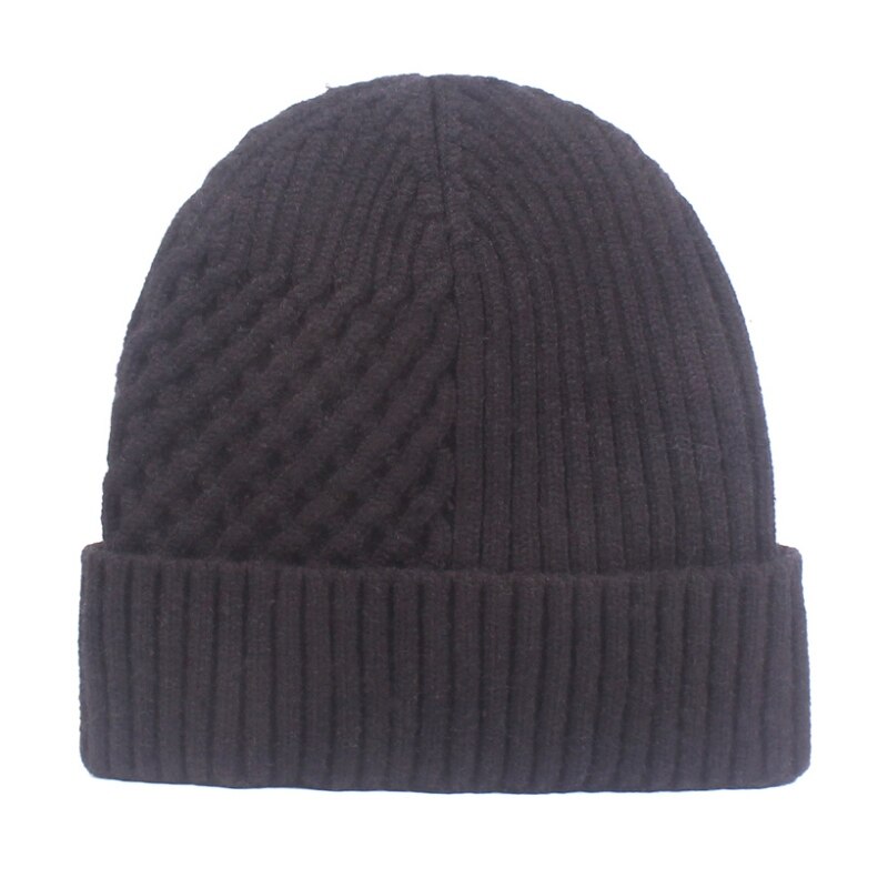 Heren dames winter muts dikke fleece muts skullies muts snowboard skiën schaatsen zachte gebreide muts met omslag