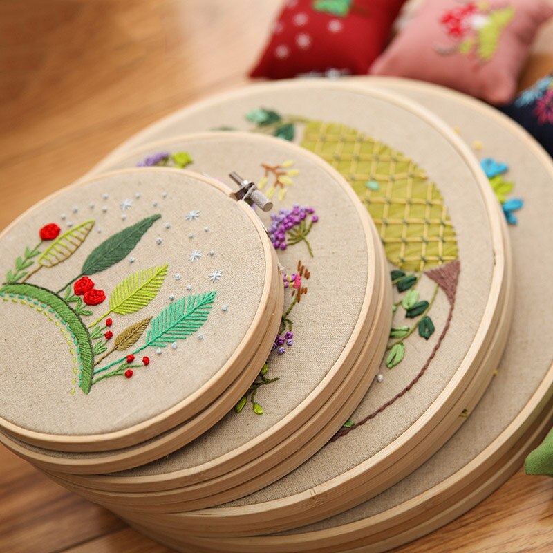 Avec cadre bricolage rubans broderie pour débutant kits de couture point de croix dessin animé animaux art mural décoration chambre bébé