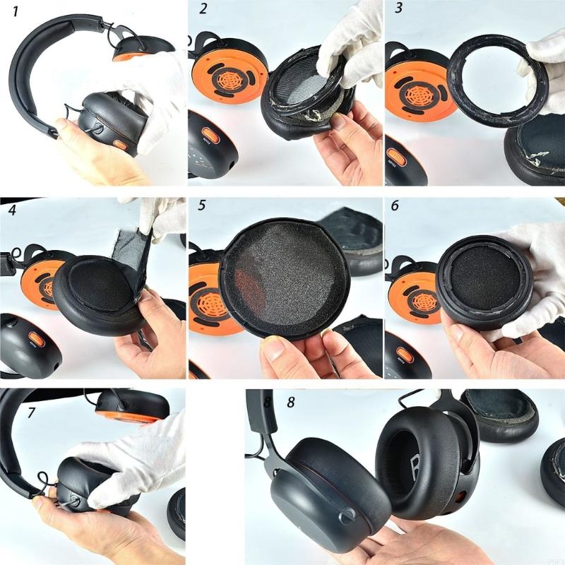 P9FA Ersatz -Ohrpolster Stirnband für Beyerdynamic MMX 150 mmx 100 mmx150 Kopfhörer Bequemer Earpads -Kissen Ersatz