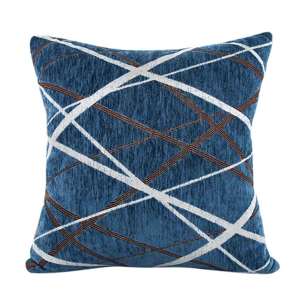 Peluche rayé taie d'oreiller Kissen confortable housse de coussin pour la maison oreillers décoratifs pour canapé Cojines Decorativos Para Sofá