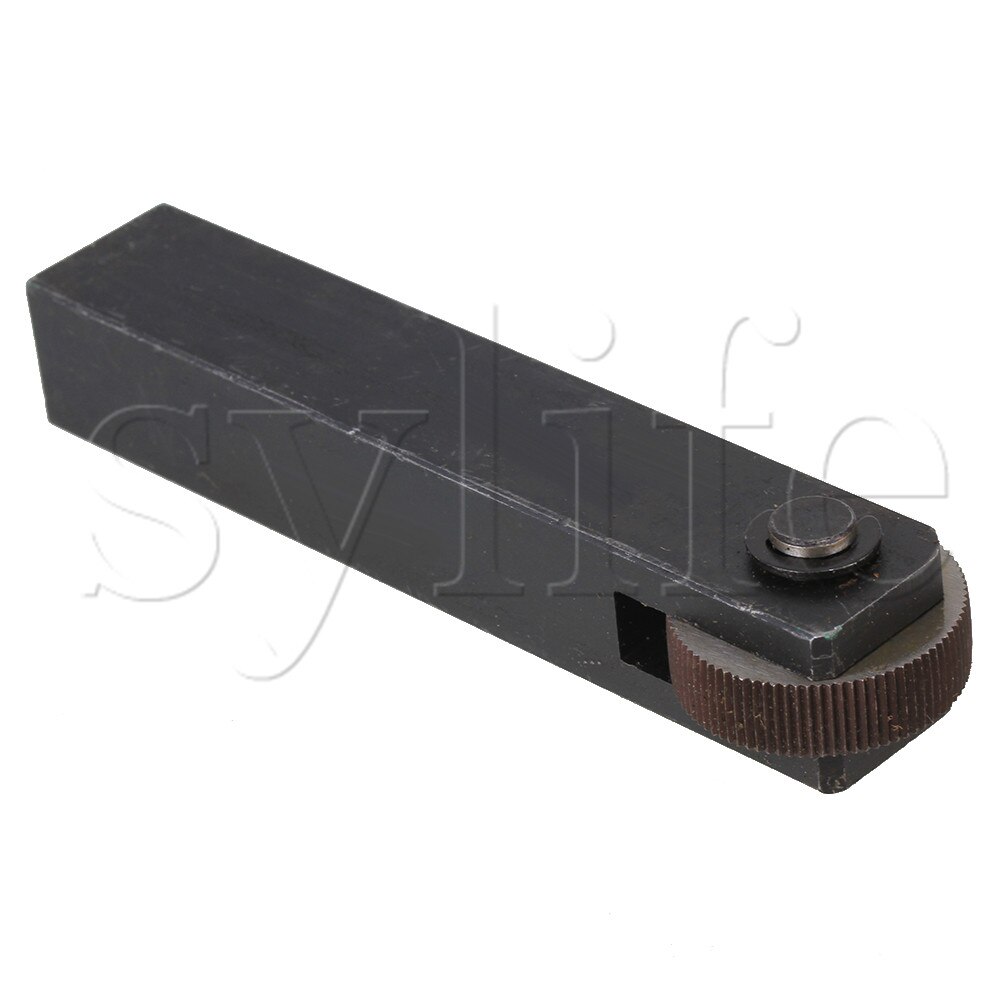 One Wheel 1.0mm Pitch Straight Linear Knurling Tool 112mm Length 8mm Hole Dia